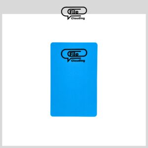 FileClouding NFC Card NTAG215 – Business Card Size – Blue Color