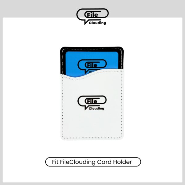 FileClouding NFC Card NTAG215 – Business Card Size – Blue Color