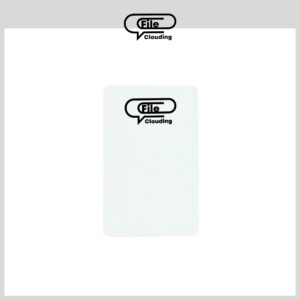 FileClouding NFC Card NTAG215 – Business Card Size – White Color