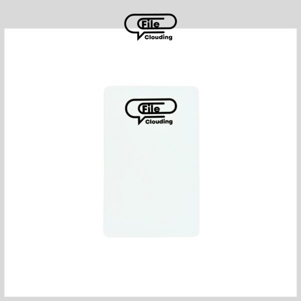 FileClouding NFC Card NTAG215 – Business Card Size – White Color