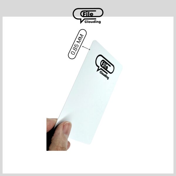 FileClouding NFC Card NTAG215 – Business Card Size – White Color