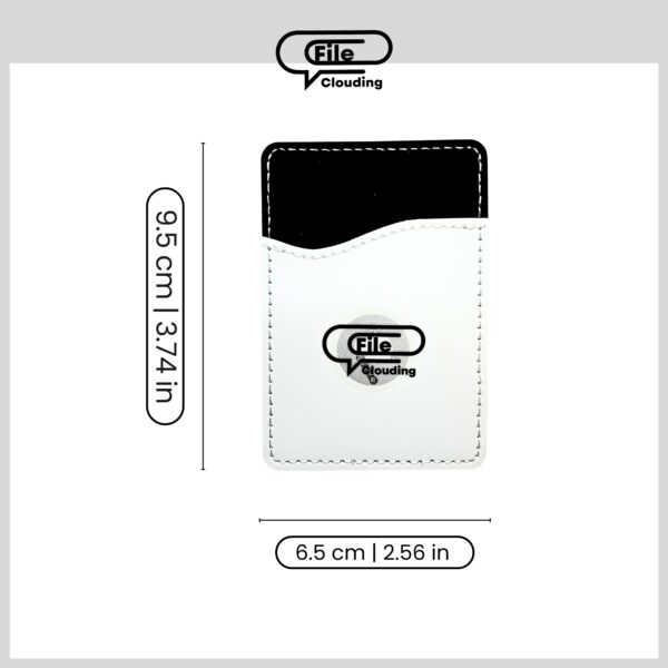 FileClouding PU Leather Card Holder - With NFC NTAG213