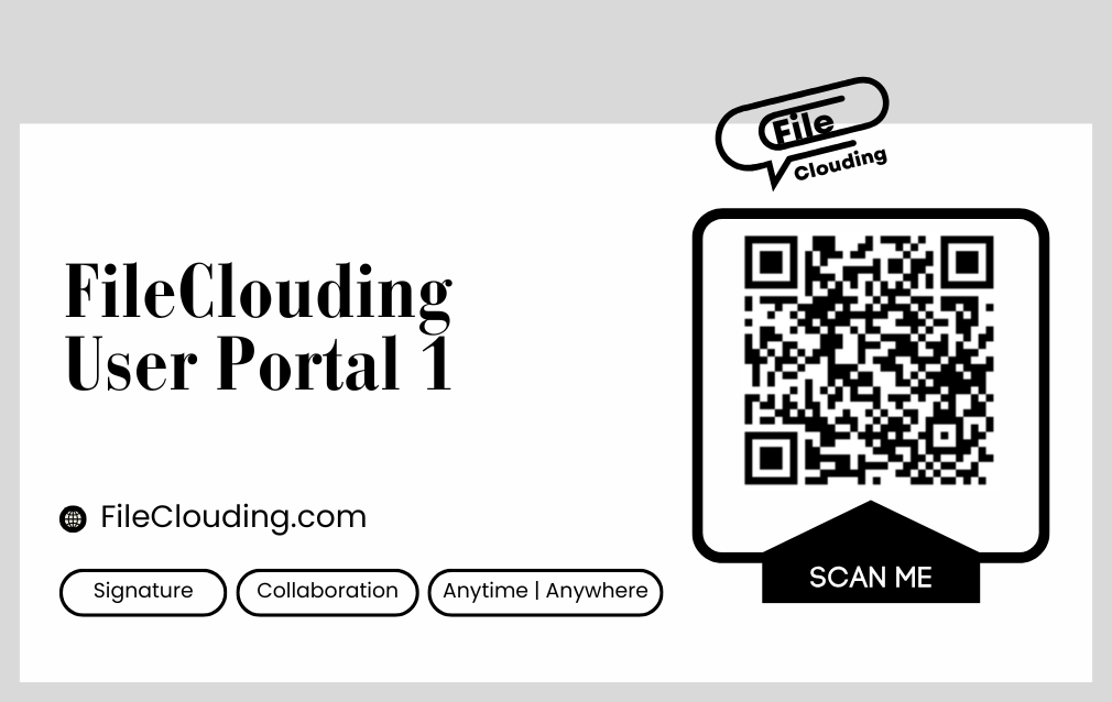 FileClouding User Portal 1