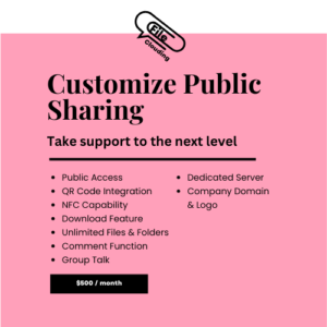 FileClouding Customize Public Sharing