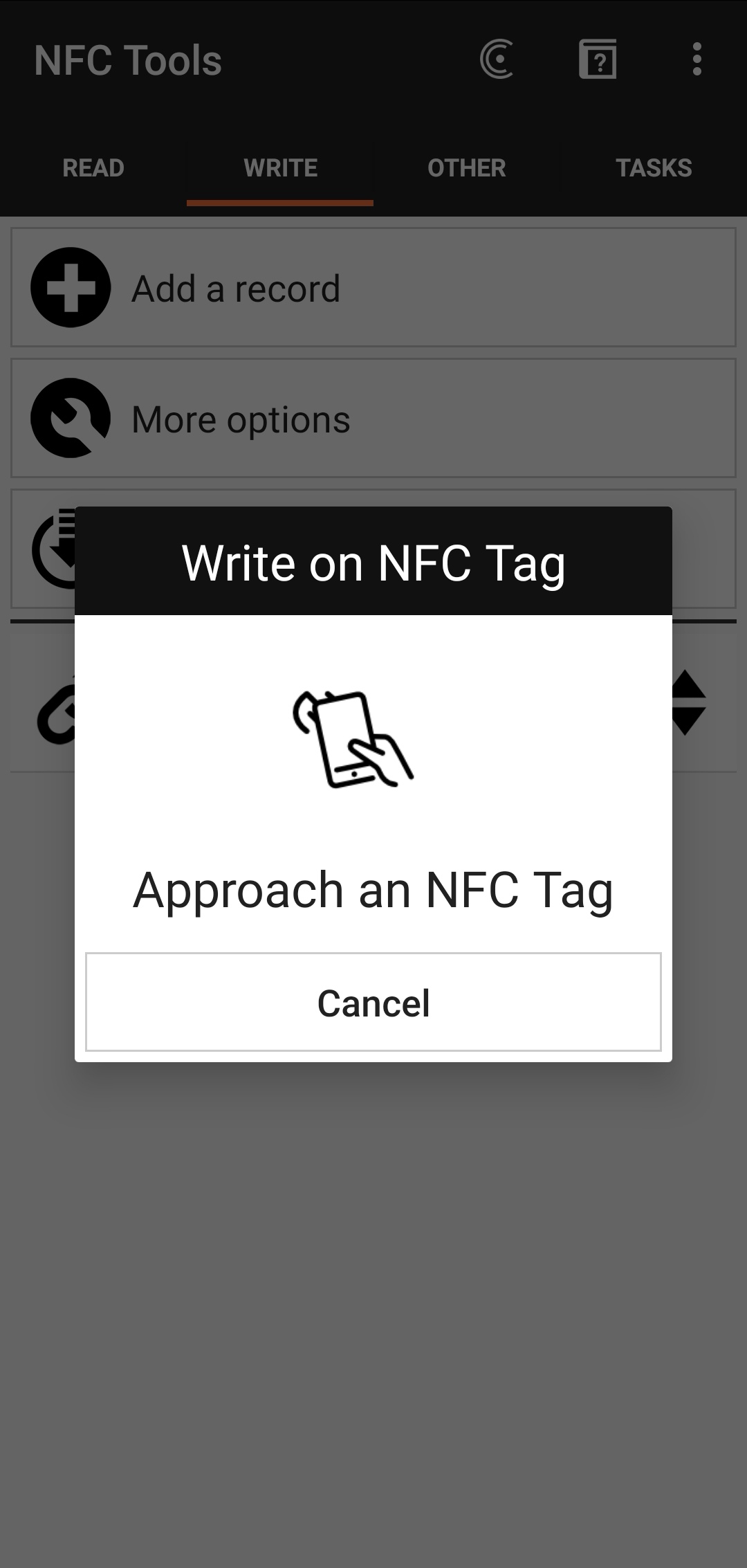 FileClouding Instruction NFC Tools 6