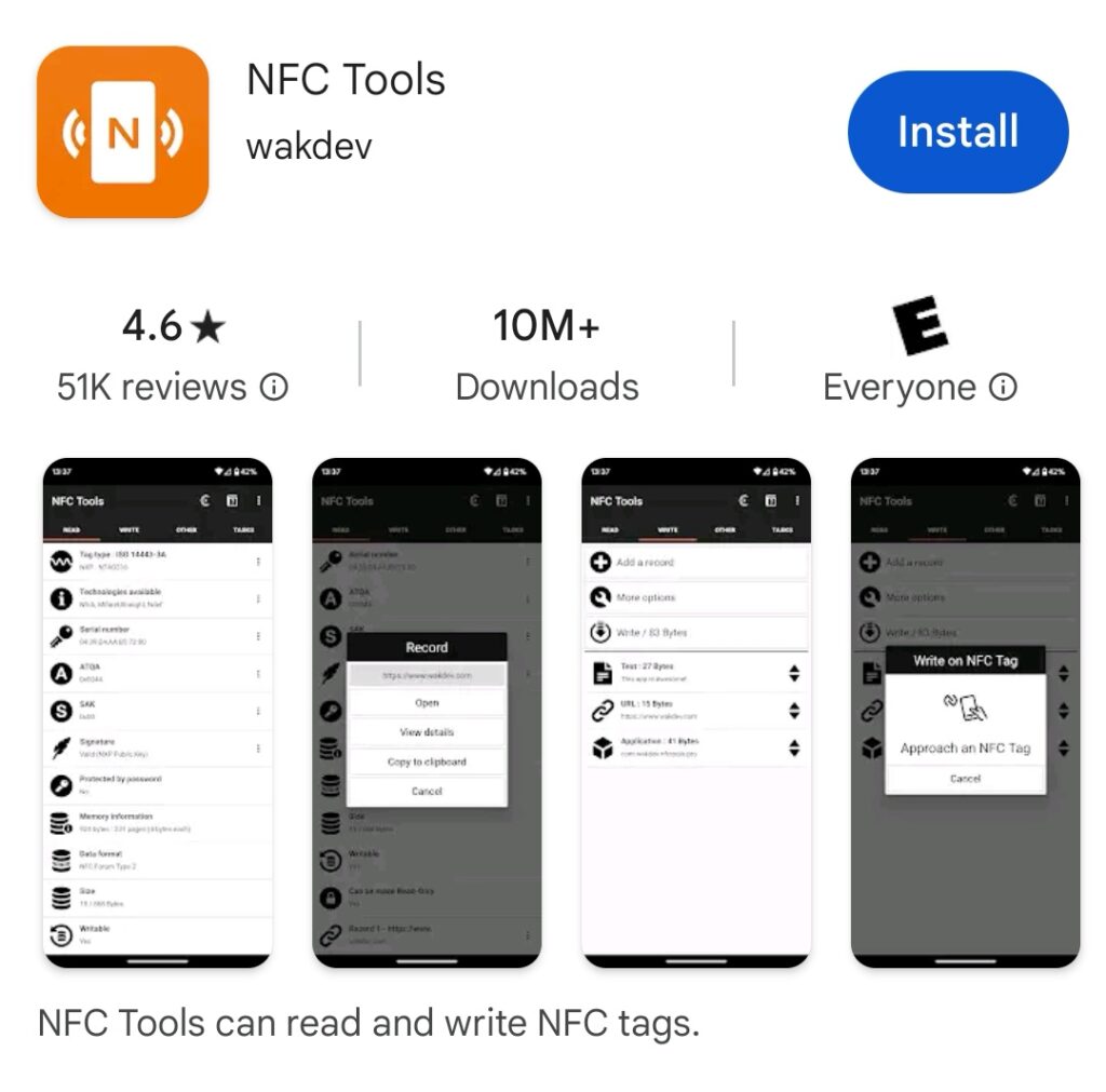 FileClouding Instruction NFC Tools