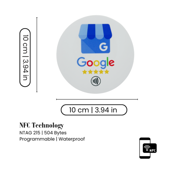 Google Review NFC Tag Sticker