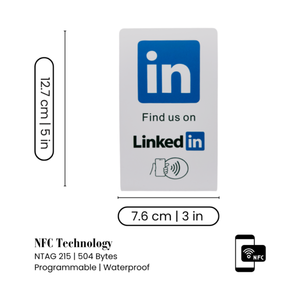 Linkedin nfc stand