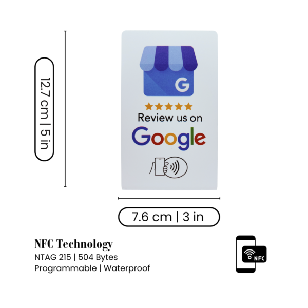 Google Review NFC Tag Stand