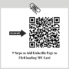 Linkedin nfc stand