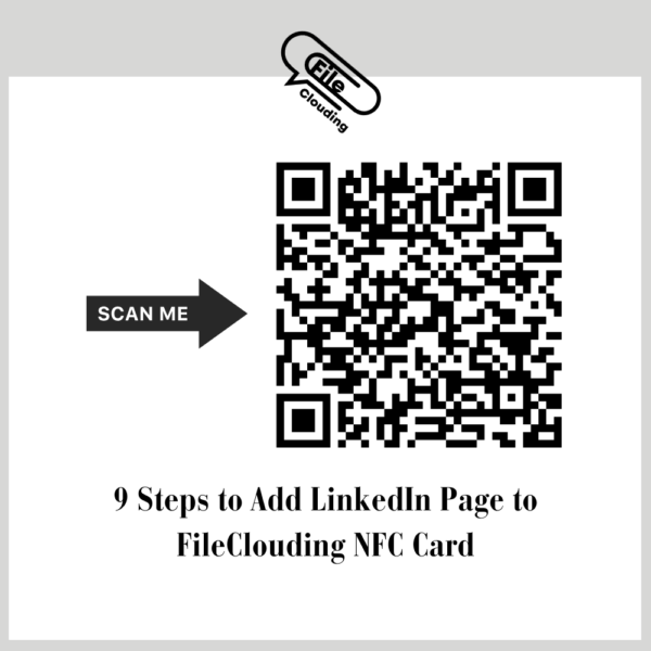 Linkedin nfc stand