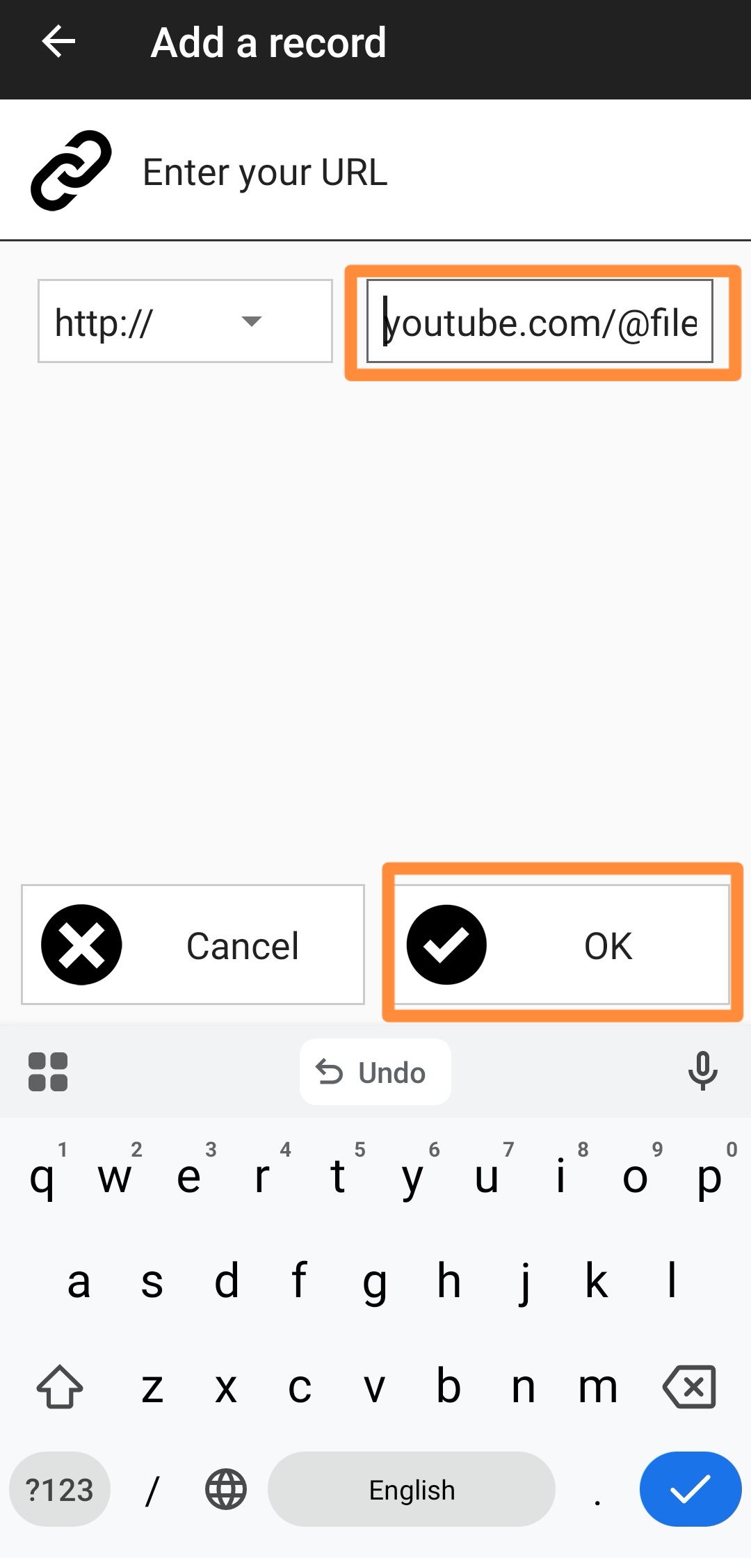 youtube url nfc